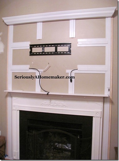 How To Hide Mounted Tv Wires Above Fireplace